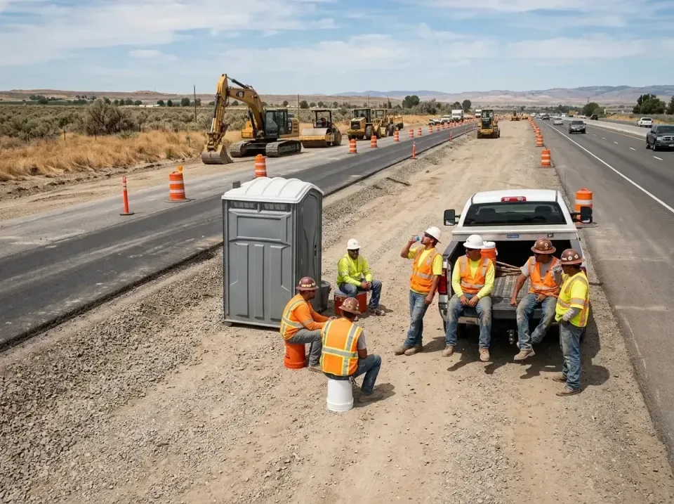 highway-road-construction-crew-007 — frequently asked questions, Porta Potty and Restroom Rentals in Malmstrom AFB, MT